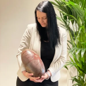 Shiva Lingam-sten i kvarts 30 cm - produktbild 2
