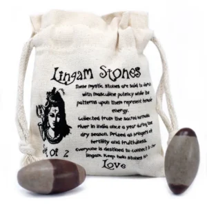 Shiva Lingam-stenar 2 tum, 2 stycken - produktbild 6