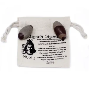 Shiva Lingam-stenar 2 tum, 2 stycken - produktbild 7