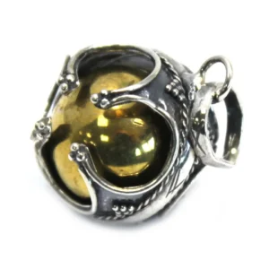 Silveränglarskällor i silver med lyckobringande halsband 16 mm - produktbild 2