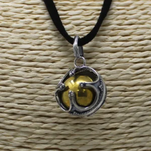 Silveränglarskällor i silver med lyckobringande halsband 16 mm - produktbild 3