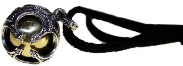 Silveränglarskällor i silver med lyckobringande halsband 16 mm - produktbild 4
