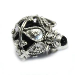 Silveränglarskällshalsband Darkness 16 mm - produktbild 2