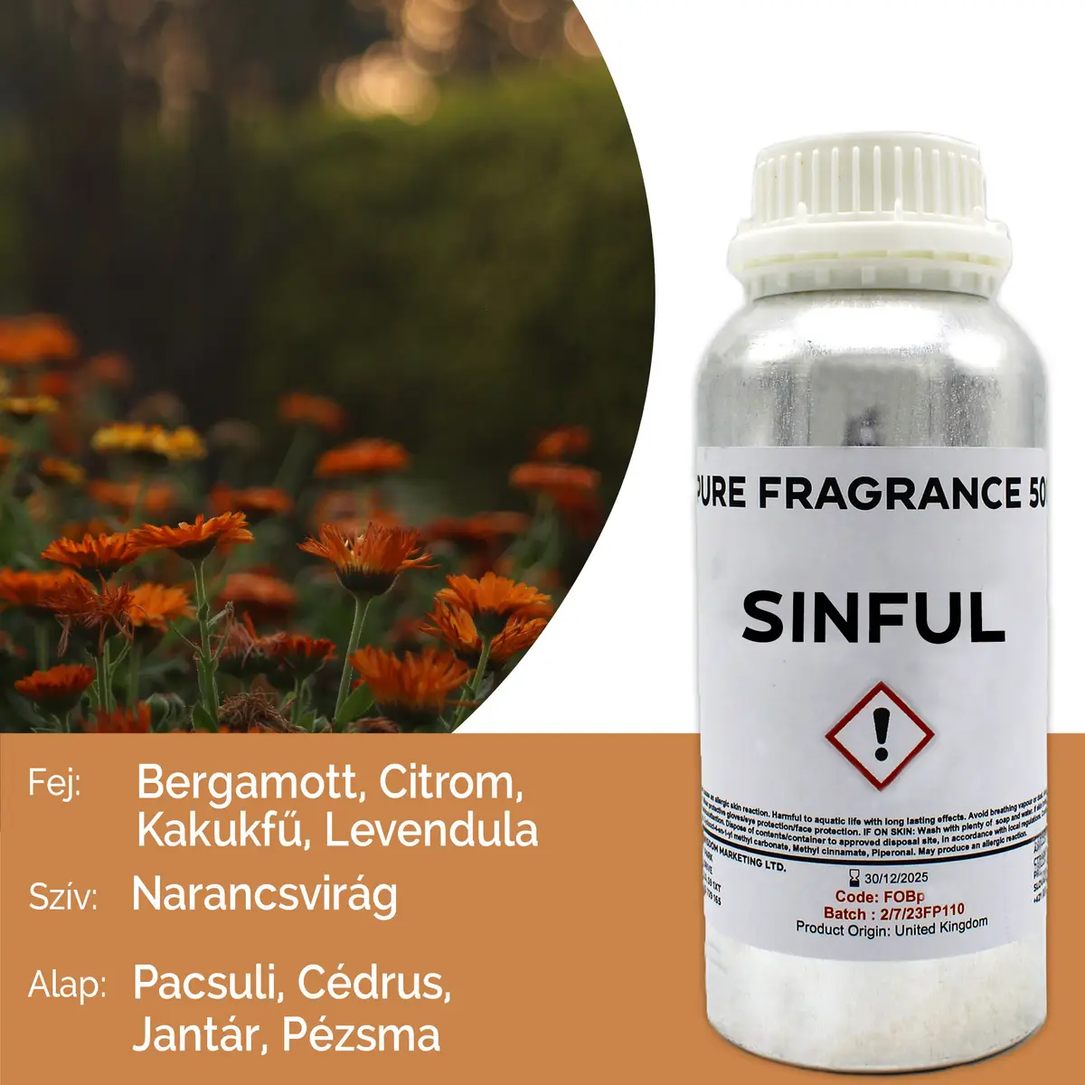 Sinful ren doftolja 500 ml - produktbild 7