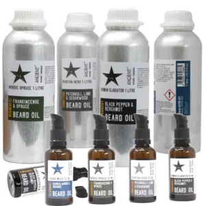 Skäggolja Viking Musk 1 liter med sandelträ och apelsin - produktbild 2