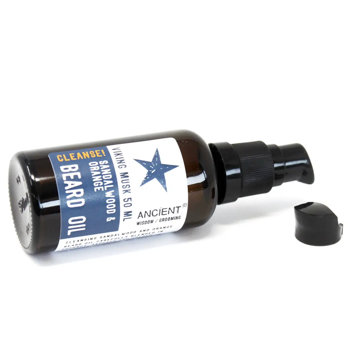 Skäggolja Viking Musk 50 ml med sandelträ och apelsin - produktbild 2