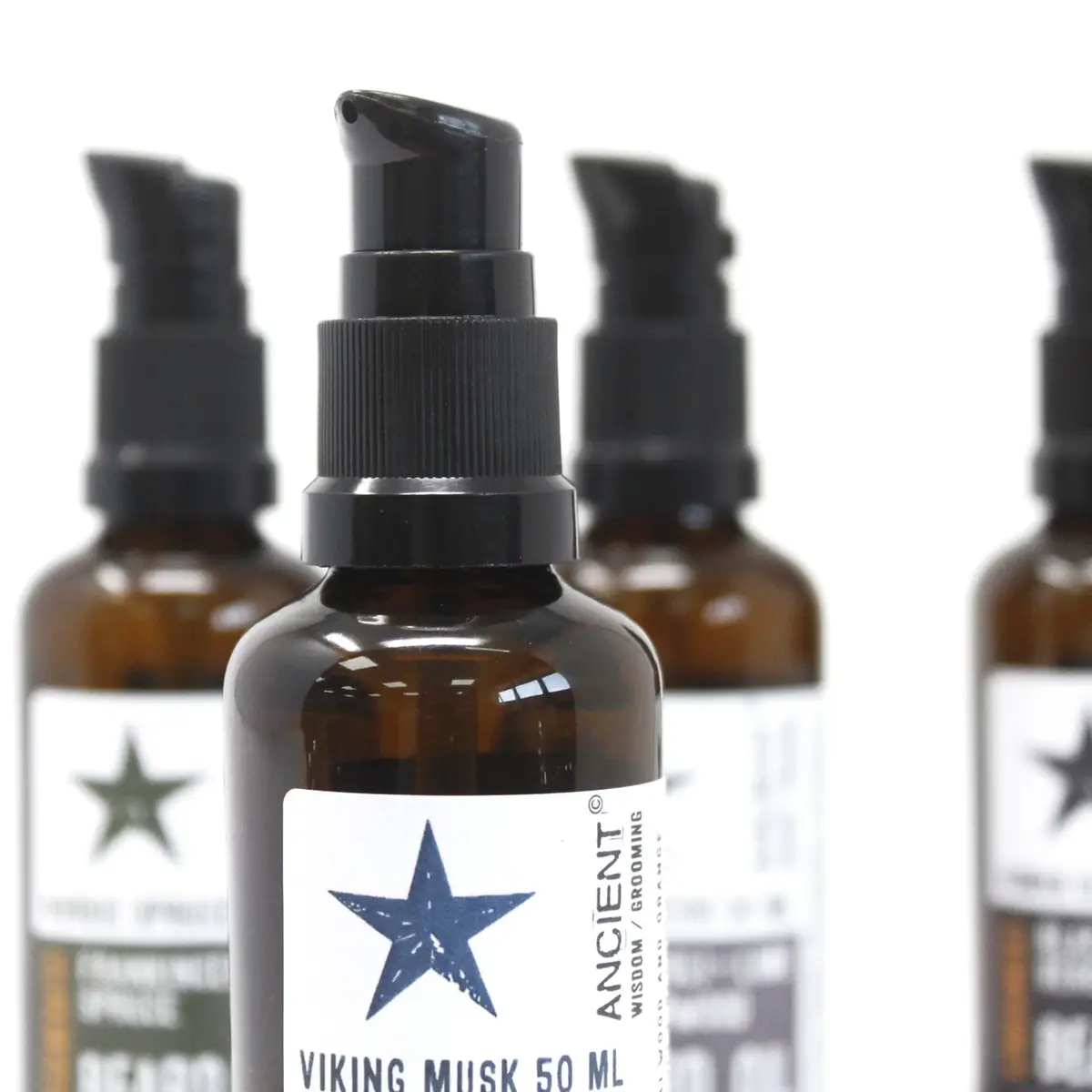 Skäggolja Viking Musk 50 ml med sandelträ och apelsin - produktbild 4