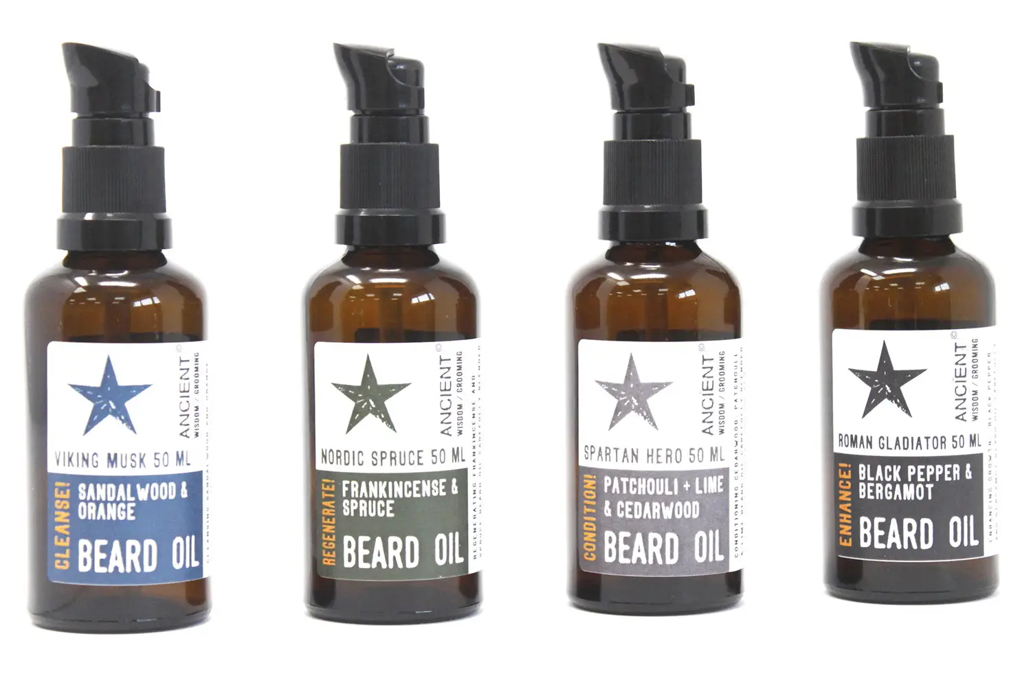 Skäggolja Viking Musk 50 ml med sandelträ och apelsin - produktbild 5