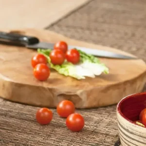 Skärbräda i teak 40 cm - produktbild 2