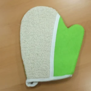Skrubbvantar i jute och bomull, blandade färger - produktbild 2