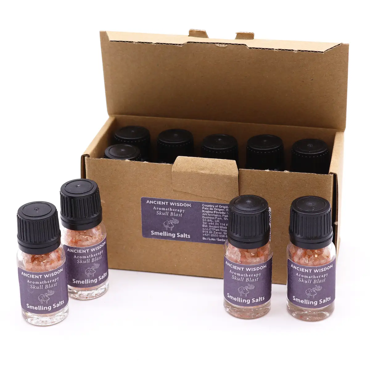 Skull Blast aromaterapi doftsalt med eteriska oljor - produktbild 4