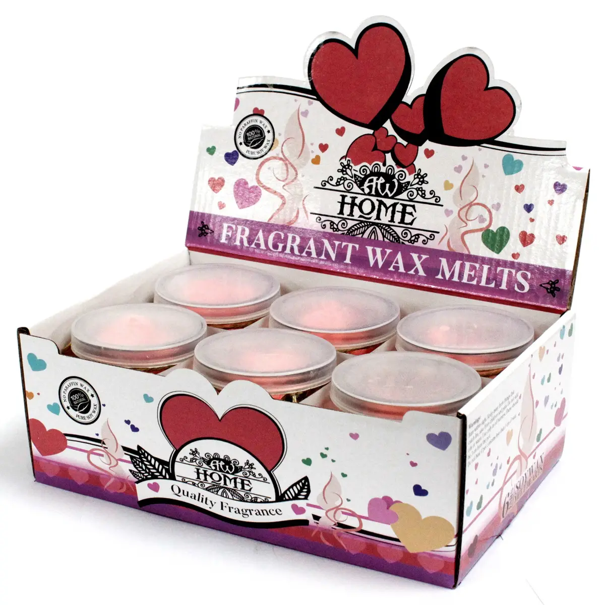 Sojavaxsmältor i burk med doft Classic Rose - produktbild 2