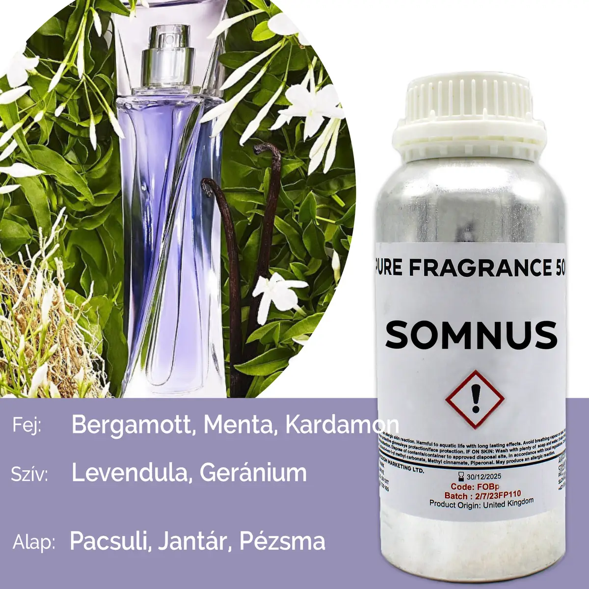 Somnus ren doftolja 500 ml - produktbild 3