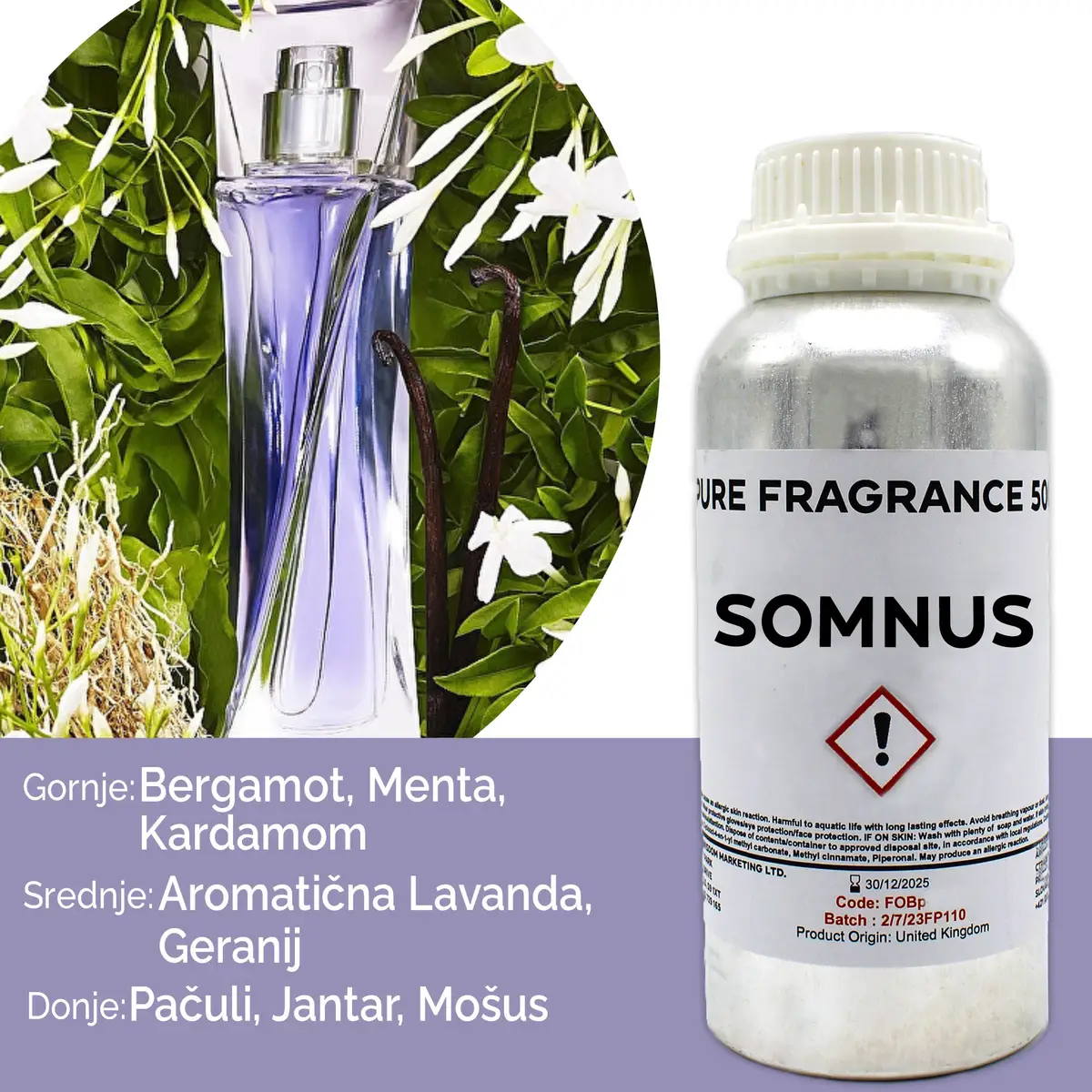 Somnus ren doftolja 500 ml - produktbild 4