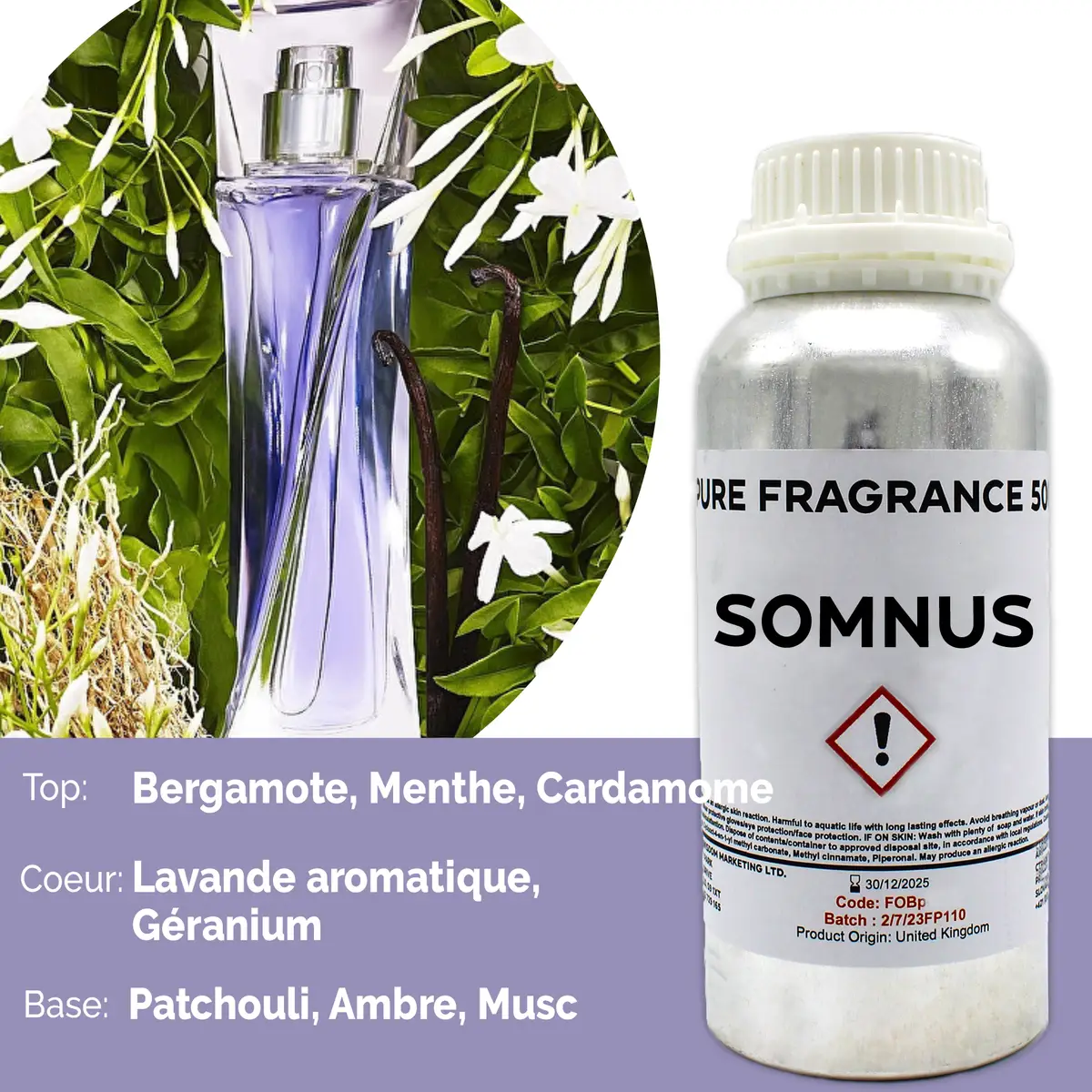 Somnus ren doftolja 500 ml - produktbild 5