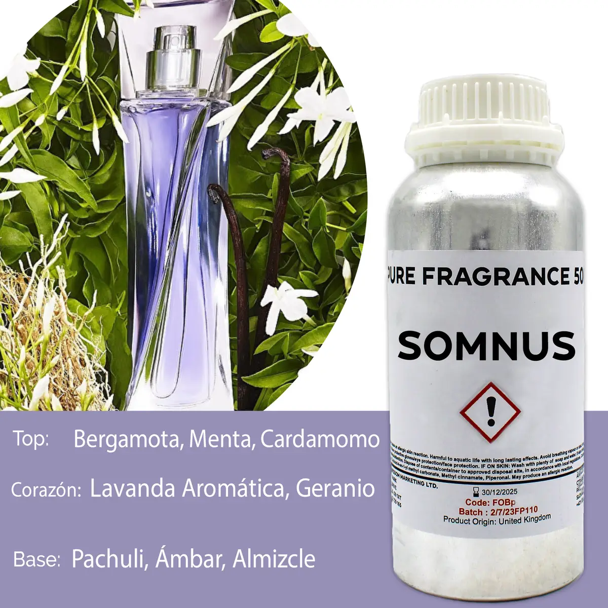 Somnus ren doftolja 500 ml - produktbild 8
