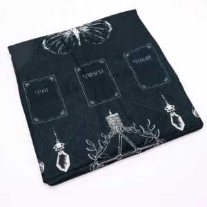 Spådomsduk i polyester med antik häxdesign 75x75 cm - produktbild 5