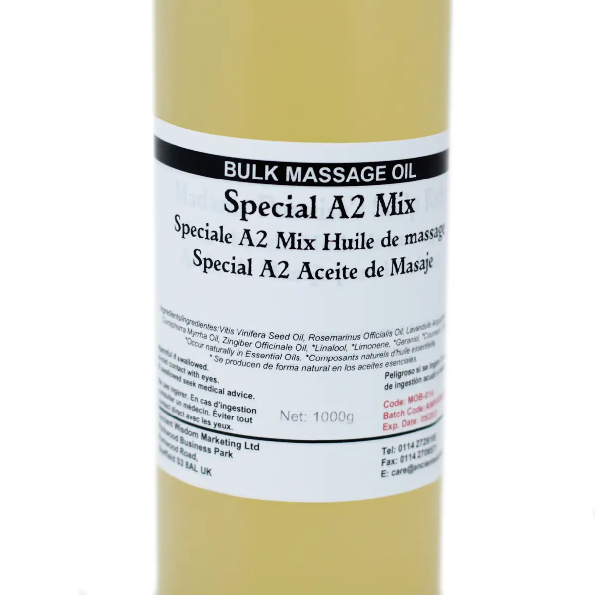 Special A2 Mix massageolja 1 kg - produktbild 2
