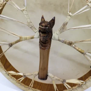 Spirit of the Dragon shamantrumma med klubba, stämbart, 40 cm - produktbild 7