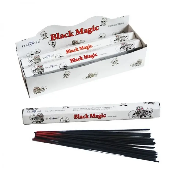 Stamford Black Magic premium rökelsepinnar i förpackning med flera pinnar