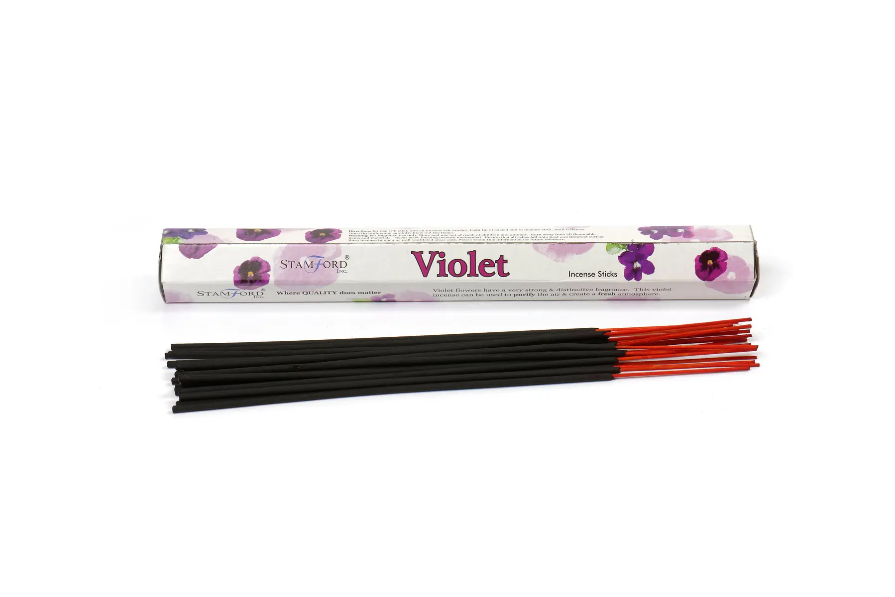 Stamford Premium Hex rökelsepinnar med violdoft - produktbild 2