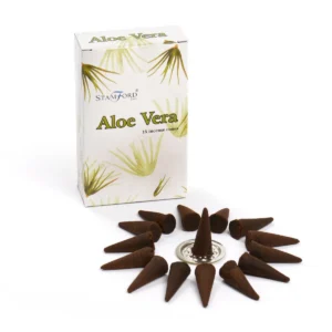 Stamford Premium rökelsekoner med aloe vera-doft - produktbild 2