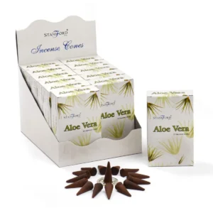 Stamford Premium rökelsekoner med aloe vera-doft - produktbild 3