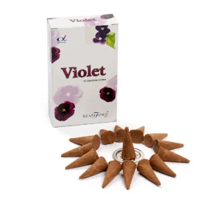 Stamford Premium Rökelsekoner med Violdoft - produktbild 2