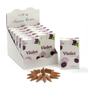 Stamford Premium Rökelsekoner med Violdoft - produktbild 3