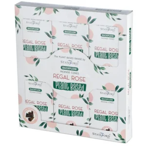 Stamford Premium Växtbaserade Backflow Rökelsekoner Regal Rose - produktbild 4