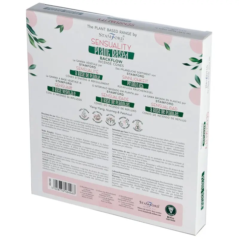 Stamford Premium växtbaserade backflow rökelsekoner Sensuality - produktbild 2