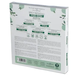 Stamford Premium Växtbaserade Backflow Rökelsekoner Spicy Patchouli - produktbild 2
