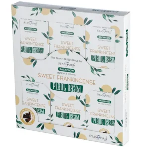 Stamford Premium Växtbaserade Backflow Rökelsekoner Sweet Frankincense - produktbild 3