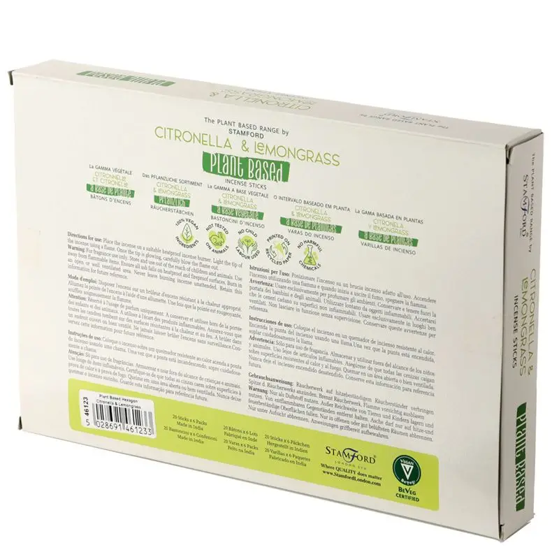 Stamford växtbaserade rökelsepinnar med citronella och citrongräs - produktbild 3