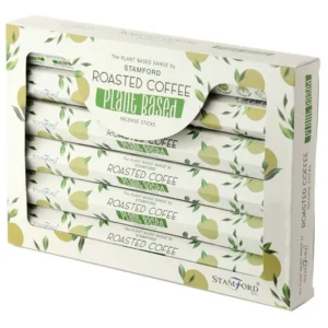 Förpackning med Stamford växtbaserade rökelsepinnar med rostad kaffearom