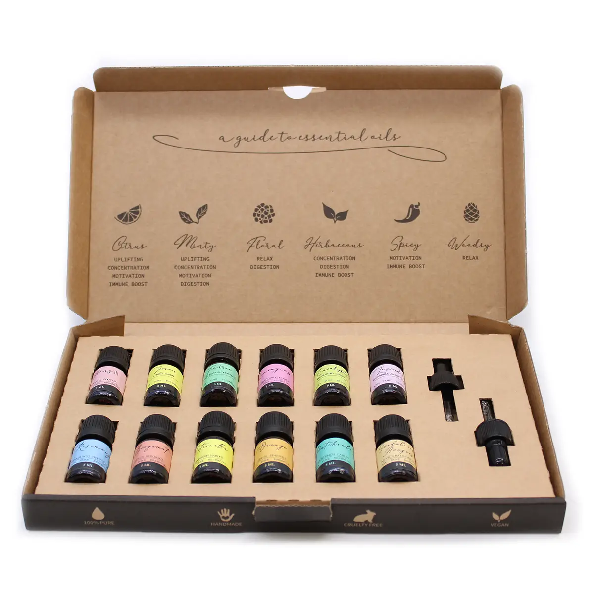 Startpaket med 12 eteriska oljor för aromaterapi 5 ml - produktbild 5