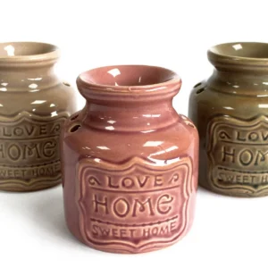 Stor doftoljevärmare i keramik blå sten - Love Home Sweet Home - produktbild 2
