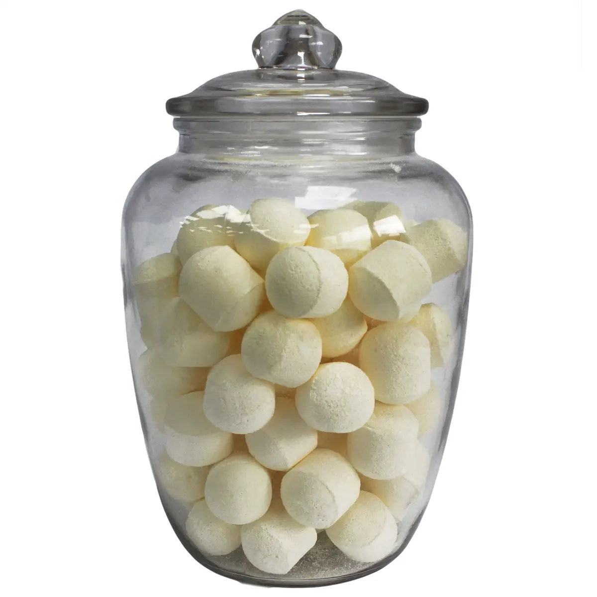 Stor klassisk glasburk med lock 15x24,5 cm - produktbild 2