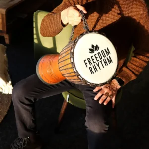 Stor professionell djembe-trumma Freedom Rhythm 50 cm höjd, 22 cm trumhuvud - produktbild 4