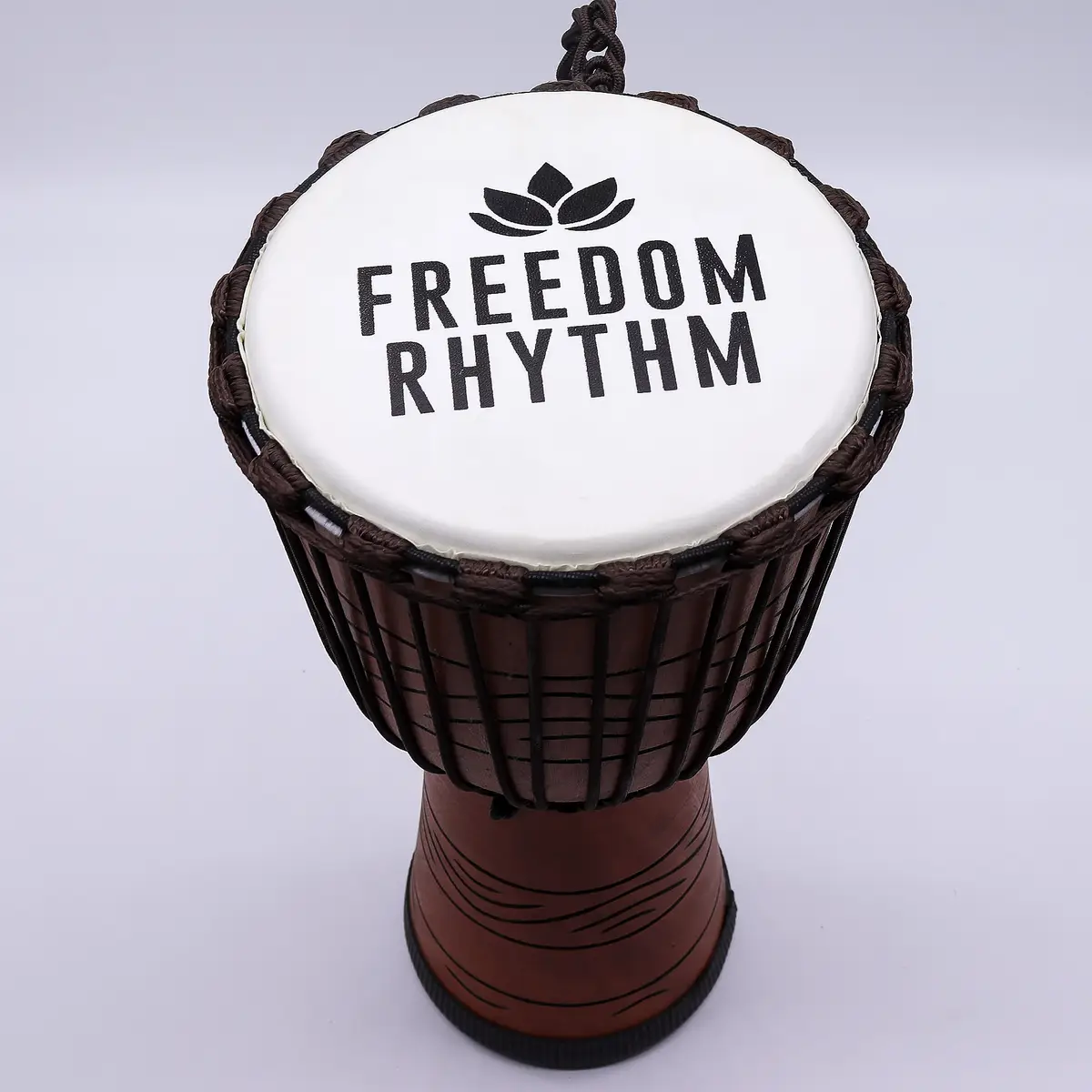 Stor professionell djembe-trumma Freedom Rhythm 50 cm höjd, 22 cm trumhuvud - produktbild 5