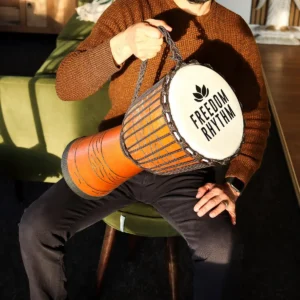 Stor professionell djembe-trumma Freedom Rhythm 50 cm höjd, 22 cm trumhuvud - produktbild 6