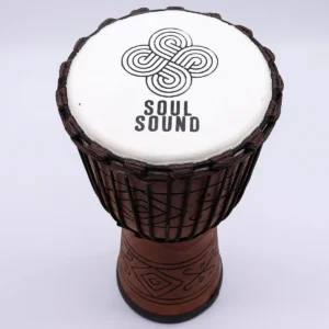 Stor professionell djembe-trumma Soul Sound låg ton 50 cm höjd 22 cm trumhuvud - produktbild 3