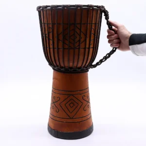 Stor professionell djembe-trumma Soul Sound låg ton 50 cm höjd 22 cm trumhuvud - produktbild 4