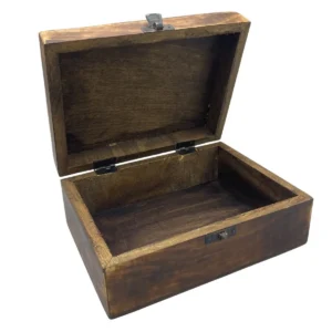 Stor träask med keramisk glasyr, svart 20x15x7,5 cm - produktbild 2