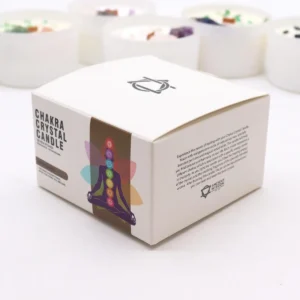 Stort chakra kristalljus med sju stenar - produktbild 4