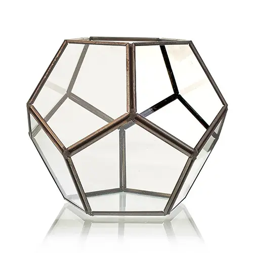 Stort glasterrarium oktagon - produktbild 4