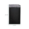 Svart vadderat bubbelkuvert 130×180+40 mm