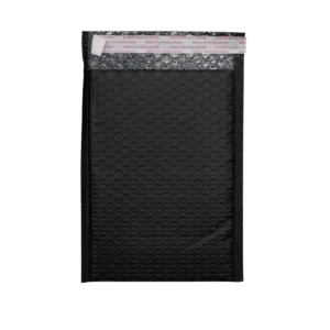 Svart vadderat bubbelkuvert i polyeten 180x230+40 mm - produktbild 2