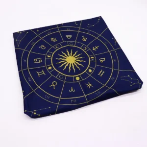 Tarotduk med zodiakmönster i polyester 75x75 cm - produktbild 8