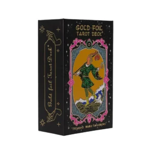 Tarotkort med guldfolie och guidebok - produktbild 3